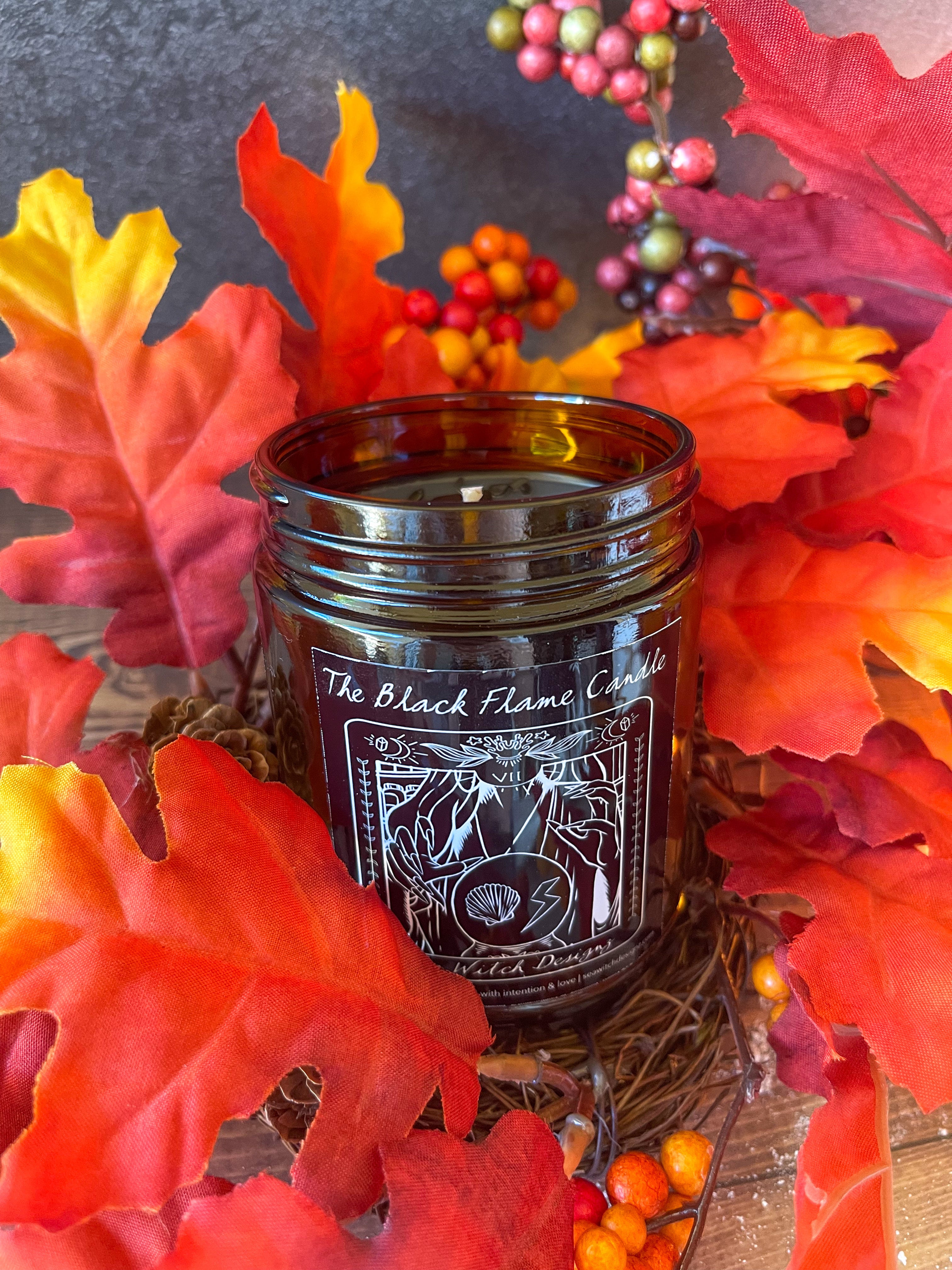 The Black Flame Candle | Sea Witch Designz